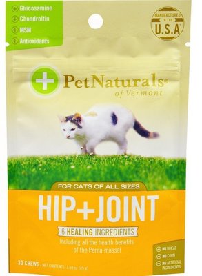 【貓再來小舖】貓咪 關節保健零食 Pet Naturals Hip and Joint for Cats 30顆