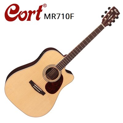 CORT MR710F嚴選雲杉單板電木吉他-內建FISHMAN EQ