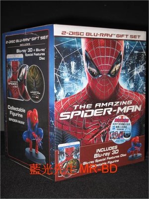 [3D藍光BD] - 蜘蛛人：驚奇再起 The Amazing Spider-Man 3D + 2D 雙碟限量公仔禮盒版 ( 得利公司貨 )