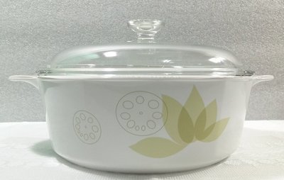 《耕魚小店》CORNINGWARE 圓型康寧鍋3.25L - 荷蓮
