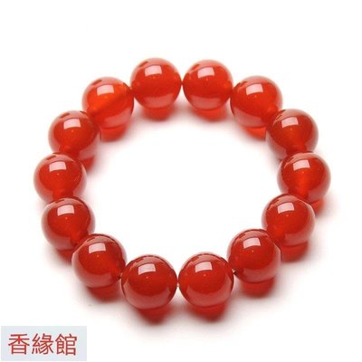 熱銷  本命年禮物中國紅民族風紅瑪瑙玉髓寶石手鏈新品 紅色瑪瑙玉髓FYF4854