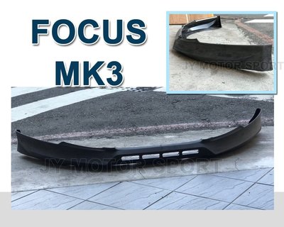 小傑車燈精品--全新 FORD FOCUS 2013 14 15 年 MK3 4D 4門 專用 前下巴 素材