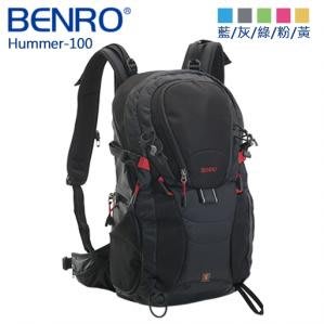 【BENRO百諾】蜂鳥 雙肩攝影背包 Hummer-100 (黑/灰/黃/藍/綠/粉紅) 公司貨