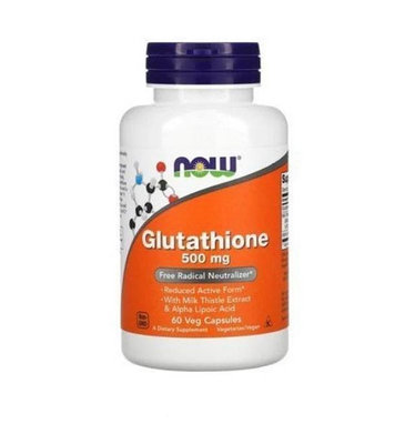 【小圓仔全球購】 美國 Now Foods 諾奧 Glutathione 谷胱甘肽 500mg*60粒