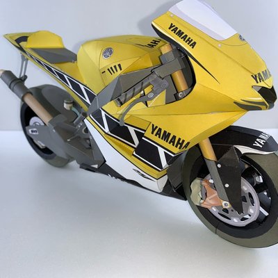 紙模型 重型機車 附安全帽 Yamaha YZR-M1仿真 紙紮 成品 現貨