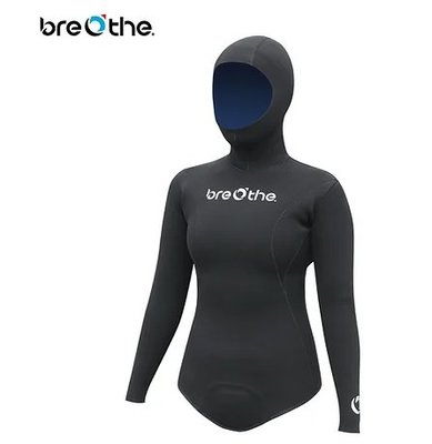 台灣潛水---BREATHE 3mm超彈性雙面穿防寒衣-兩截式女款 (上衣/褲子) 26-FW-JK-BN