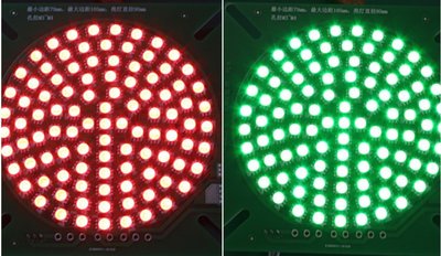 電梯-停車場-地下室車道-識別紅-綠雙色燈板-藍-綠雙色燈板-線路板閘門-DIY燈板-LED紅綠燈模組-5V
