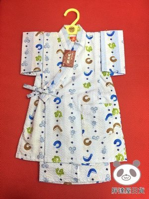 ✪胖達屋日貨✪褲款 90CM 藍底 獨角仙 日本製 男寶寶男童日式和服浴衣兒童甚平 COSPLAY表演