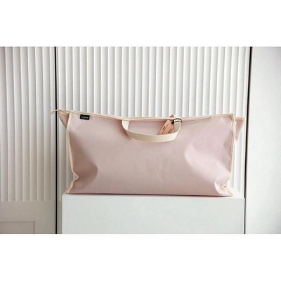 韓國 ARIBEBE 蜜粉奶茶 睡袋提袋(兩種尺寸)防潑水收納提袋