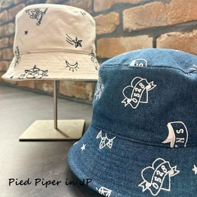 Pied Piper日本代購 GV050 RODEO CROWNS塗鴉刺繡牛仔漁夫帽