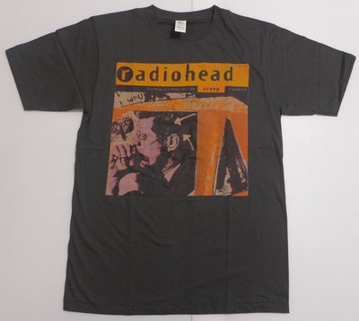 【Mr.17】電台司令 Radiohead 樂團 CREEP 刷舊復古搖滾T恤 短袖T-SHIRT(BR064)