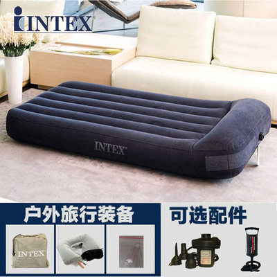INTEX充氣床家用氣墊床單人帳篷沖氣床雙人戶外吹氣打地~特價優選好貨