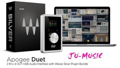 造韻樂器音響- JU-MUSIC - Apogee Duet iPad & Mac 錄音介面『公司貨，免運費』