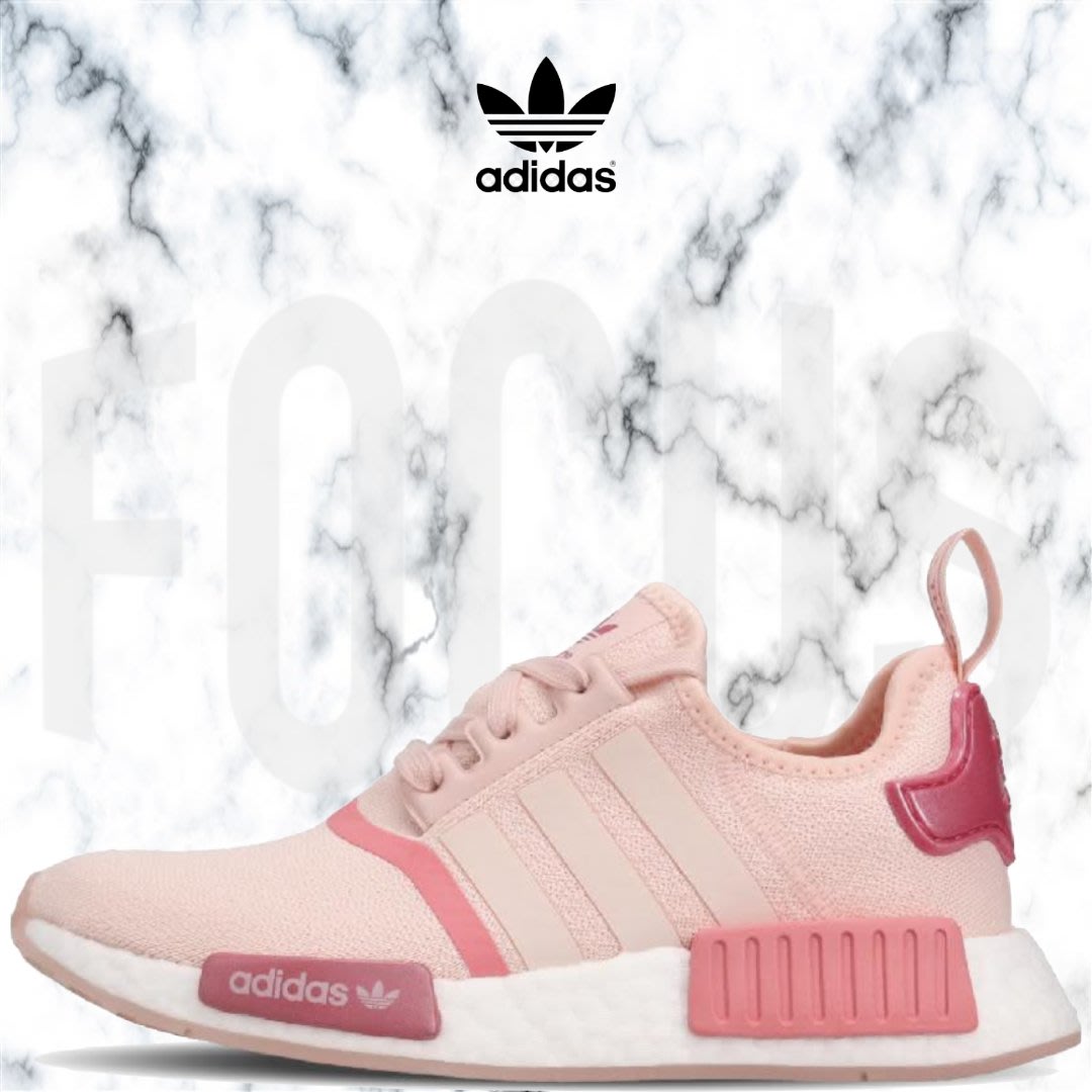 Focus 全新adidas Nmd R1 Icey Pink 粉白櫻花粉粉紅編織慢跑鞋女鞋eg5647 Yahoo奇摩拍賣