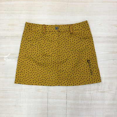 【愛莎＆嵐】FFFF 女 黃色點點造型短裙/M 11303 18