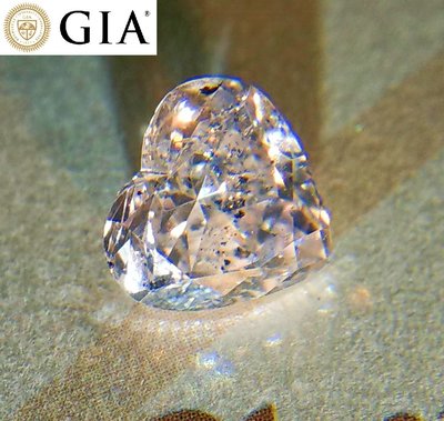 【台北周先生】天然Fancy粉紅色鑽石 1.69克拉 粉鑽 Even分布 罕見愛心切割 送GIA證書