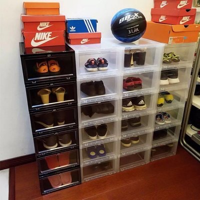 熱銷 球鞋 收藏箱 鞋盒 收納 展示盒 透明盒 喬丹 透明鞋盒 鞋盒 高筒鞋【CH-04A-40004】