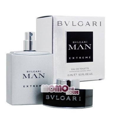 ☆MOMO小屋☆ BVLGARI 當代系列 隨身香氛 Man Extreme  極致當代 男性淡香水 15ml 噴式