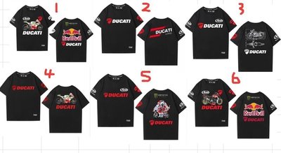 (72H寄出）ducati 杜卡迪 紅魔 logo 標誌 賽車服 賽道 跑車 車隊 短袖 t恤 棉質 短T 衣服