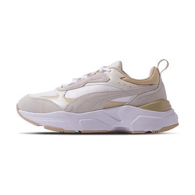 Puma Cassia Mix 女 白 灰 奶茶 麂皮 厚底 增高 老爹鞋 運動 休閒鞋 39195901