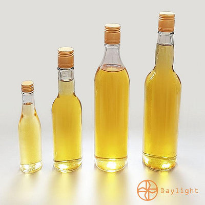 【Daylight】玻璃酒瓶(含蓋)300cc 高粱酒瓶/果醋瓶/酒釀/空酒瓶/水果醋