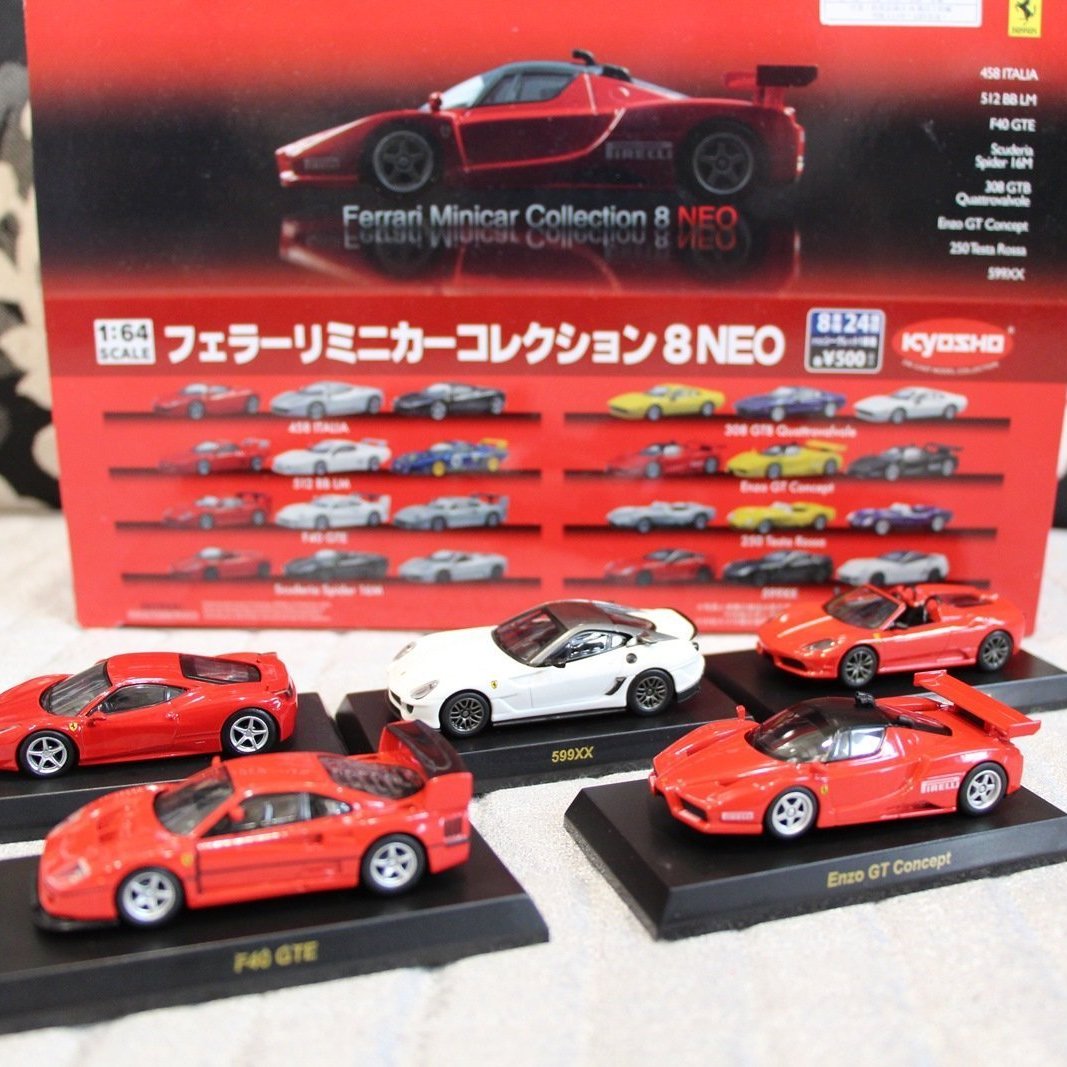 京商KYOSHO 1/64 Ferrari 法拉利第八彈收藏級小車多款ENZO F40 458 599