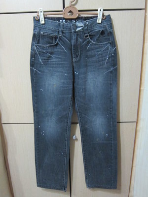 衣市藍~BIG TRAIN 直筒牛仔褲 (S~W28~) (395) (200910)