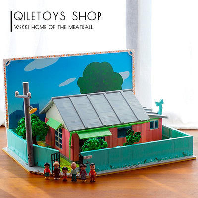 未及櫻桃小丸子的家正版授權大型解壓積木玩具兒童男女孩生日禮物