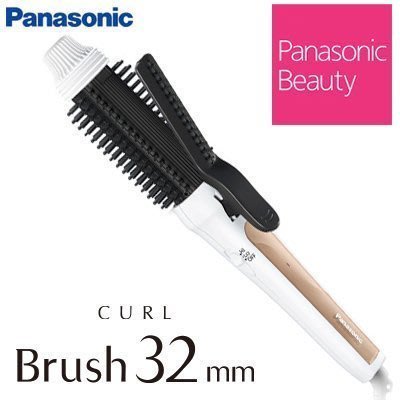 日本 Panasonic 國際牌 2段溫度 32mm 自然感 造型 捲髮器 電棒梳 捲髮棒 EH-HT44【全日空】