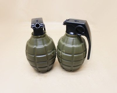台南 武星級 手榴彈 BB彈 空瓶 綠2個1組(BB槍6mm瓦斯槍玩具空氣槍CO2槍模型槍電動槍加重彈瓶裝bb彈奶瓶芭樂