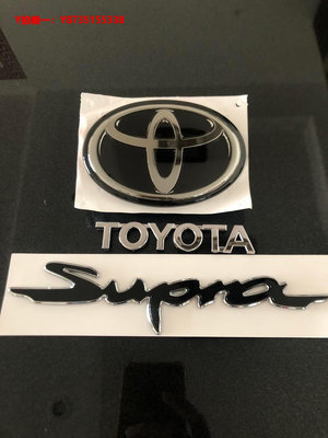汽車車標適用于豐田GR牛魔王Supra后標志GR車標SUPRA前機蓋車標 A90水晶標