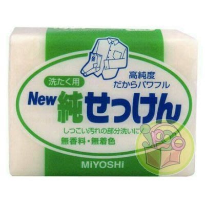 【JPGO日本購 】日本製 MIYOSHI 高純度無香料洗衣皂#119
