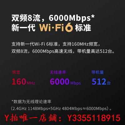 路由器TP-LINK千兆AX6000+WiFi67路由器家用企業雙頻5G高速大功率穿墻王mesh易展全屋戶型覆蓋寬帶網絡