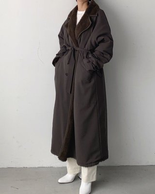 預購】日本連線CLANE冬19新入荷REVERSIBLE MILITARY LONG COAT 雙面穿