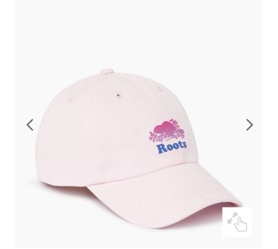 Roots 海狸棒球帽老帽 粉色深藍 中性男女可戴 加拿大代購