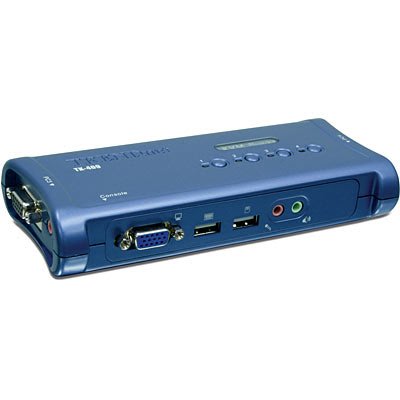二手自售 Trendnet TK-409 4 PORT USB KVM 電子式電腦切換器 4端口USB KVM切換器