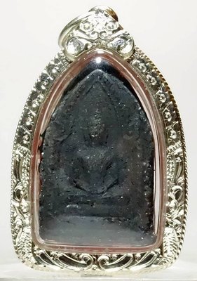 菩多佛教文物N12-阿贊沖2507坤平神尼甲-黑色小模