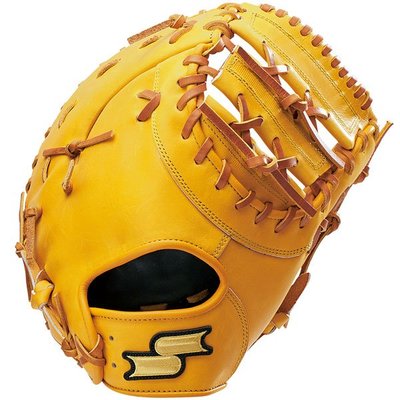 棒球世界 全新日本進口SSK硬式棒球一壘手用手套特價原皮色 SPF130-3747