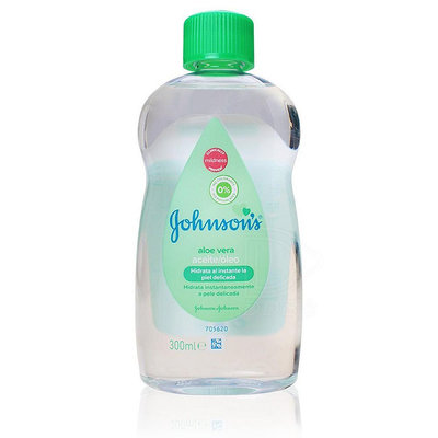 【Johnson's 嬌生】嬰兒潤膚油-蘆薈配方(300ml)【2266】