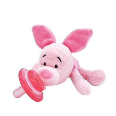 美國 nookums迪士尼限量款寶寶可愛造型安撫奶嘴玩偶(850014766030小豬) 499元