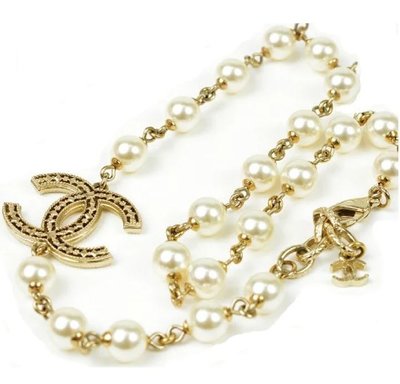 Chanel 珍珠項鍊，44cm