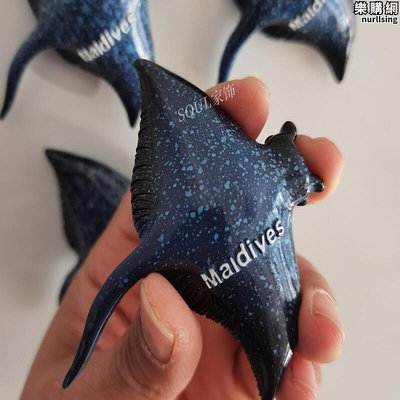 馬爾地夫旅遊紀念品伴手禮樹脂魔鬼魚 海豚冰箱貼留言貼