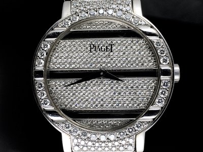 【北林流當品】PIAGET 伯爵 POLO 全原鑲滿天星鑽錶 18K白金滿鑽錶帶 自動上鍊機芯 38MM