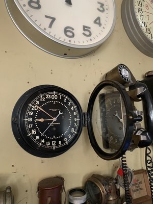 1959年 美國 Chelsea 10英吋 船鐘 時鐘  稀有發條機械船鐘 Mr. Fu 老物醫院