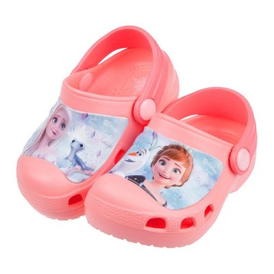 童鞋(15~20公分)Disney冰雪奇緣二代蜜桃粉兒童布希鞋B0E712G