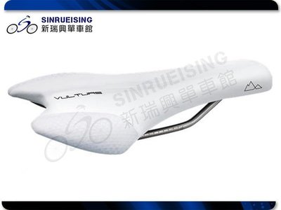 【阿伯的店】Shimano PRO Vulture 登山車座墊 鉬鉻弓 132MM 白色 #SU2084