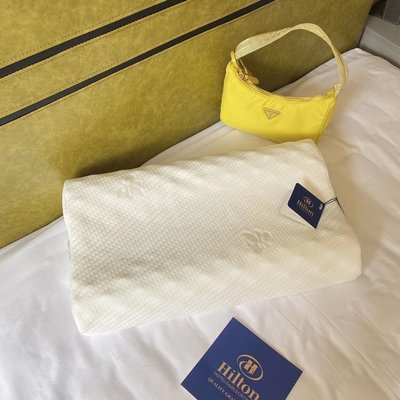 希爾頓酒店乳膠枕芯泰國天然乳膠記憶枕保護頸椎單雙成人保健枕頭