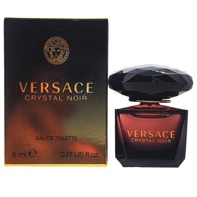 VERSACE CRYSTAL NOIR 星夜水晶女性淡香水5ml-小香，市價：900元，公司貨，下單前請先詢問貨量