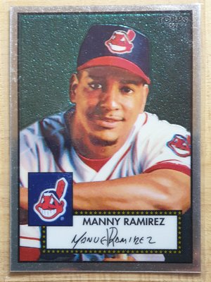 義大犀牛 MLB 500轟強打 Manny Ramirez 拉米瑞茲 Topps Chrome 金屬材質 限量卡