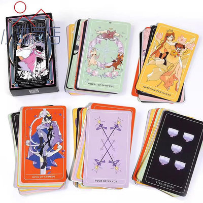 滿額包郵 Anime Tarot 動漫卡羅塔牌 益智休閑桌游卡牌-小琳商店